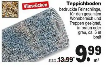 Repo Markt Vliesrücken Teppichboden Angebot