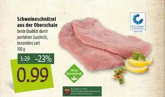 Kupsch Schweineschnitzel Aus Der Oberschale Angebot