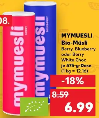 Kaufland MYMUESLI Bio-Müsli 575 g Dose Angebot