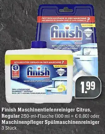 E-Center Finish Maschinentiefenreiniger Citrus, Regular Oder Maschinenpfleger Spülmaschinenreiniger Angebot