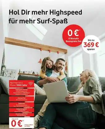 myExtra Shop Red Internet & Phone 1000 Cable Angebot