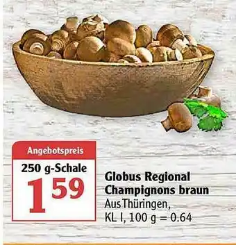 Globus Globus Regional Champignons Braun Angebot