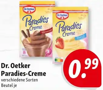 Nah & Frisch Dr. Oetker Paradies-Creme Angebot