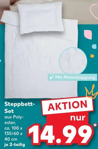 Kaufland Steppbett Set 2-teilig Angebot