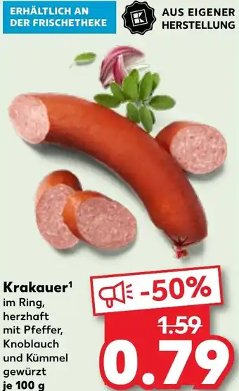 Kaufland Krakauer 100 g Angebot