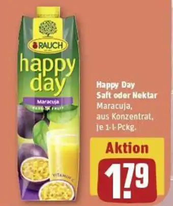 REWE RAUCH Happy Day Saft oder Nektar 1L Angebot