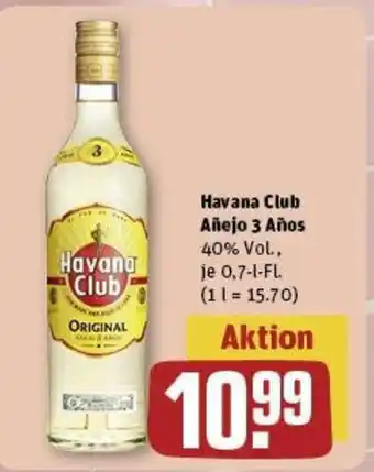 REWE Havana Club Añejo 3 Años 700ml Angebot