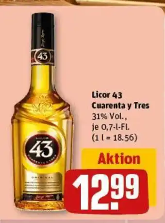 REWE Licor 43 Cuarenta y Tres 700ml Angebot