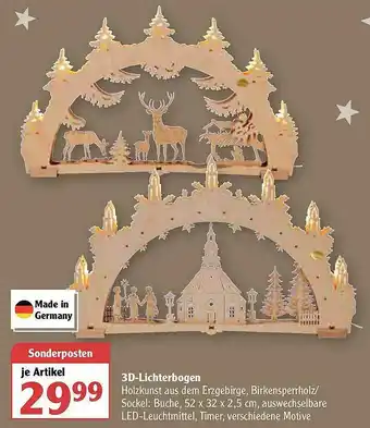 Globus 3d-lichterbogen Angebot