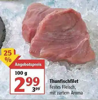 Globus Thunfischfilet Angebot