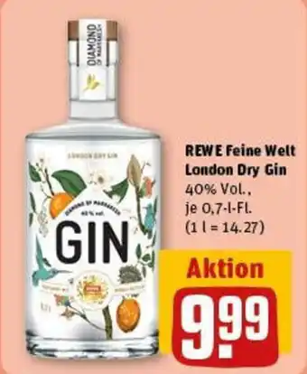 REWE REWE Feine Welt London Dry Gin 700ml Angebot