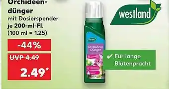 Kaufland Westland Orchideendünger Angebot