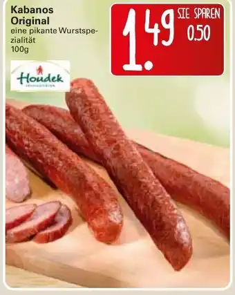 WEZ Houdek Kabanos Original 100g Angebot