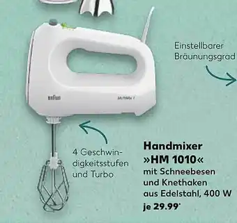 Kaufland Handmixer Hm1010 Angebot