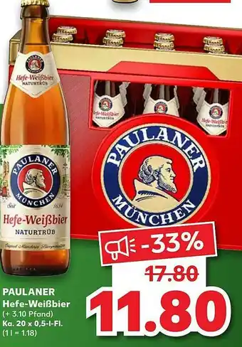 Kaufland Paulaner Hefe-weißbier Angebot