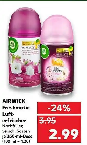 Kaufland Airwick Freshmatic Lufterfrischer Angebot