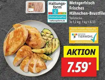 Lidl Metzgerfrisch Frisches Hähnchen-brustfilet Angebot