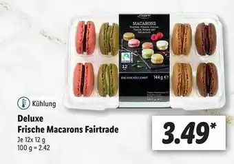 Lidl Deluxe Frische Macarons Fairtrade Angebot