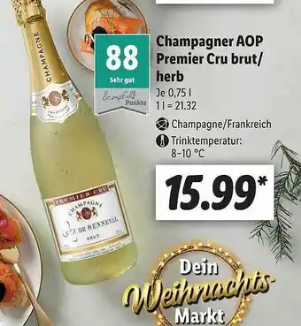 Lidl Champagner Aop Premier Cru Brut Oder Herb Angebot