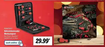 Lidl Parkside Adventskalender Werkzeugset Angebot