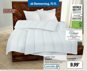 Lidl Livarno Home Steppbett Angebot