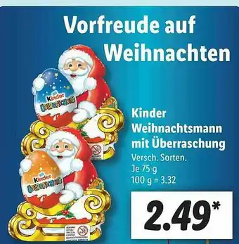 Lidl Kinder Weihnachtsmann Mit überraschung Angebot