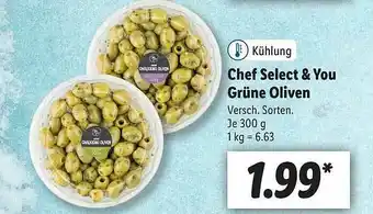 Lidl Chef Select & You Grüne Oliven Angebot