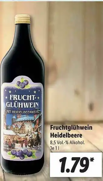 Lidl Fruchtglühwein Heidelbeere Angebot