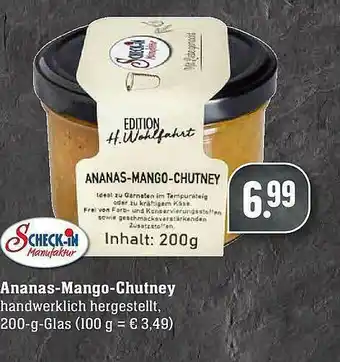 Scheck-in-Center Ananas-mango-chutney Angebot