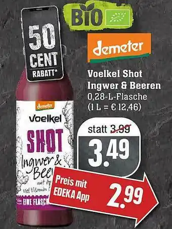 Scheck-in-Center Demeter Voelkel Shot Ingwer & Beeren Angebot