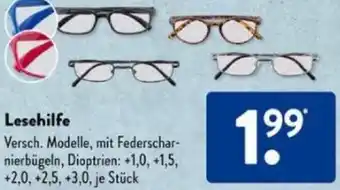 Aldi Süd Lesehilfe Angebot