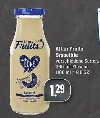 Scheck-in-Center All In Fruits Smoothie Angebot