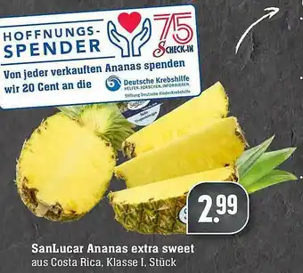 Scheck-in-Center Sanlucar Ananas Extra Sweet Angebot