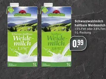 Scheck-in-Center Schwarzwaldmilch Haltbare Weidemilch Angebot