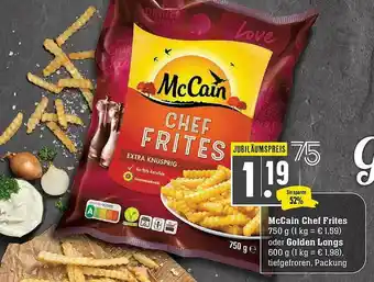 Scheck-in-Center Mccain Chef Frites Oder Golden Longs Angebot