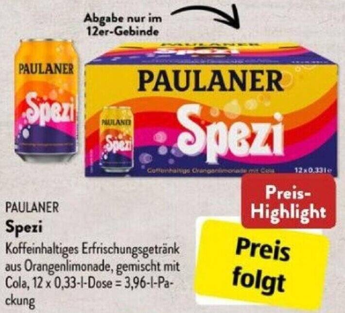 Fabelhafte Paulaner Spezi Angebot Diese Woche Fotos
