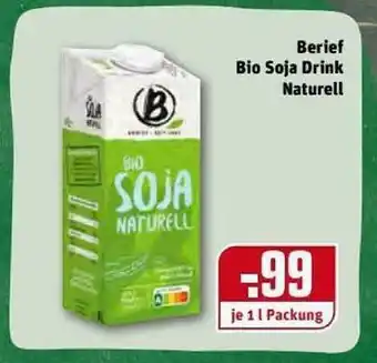 REWE Kaufpark Berief Bio Soja Drink Naturell Angebot