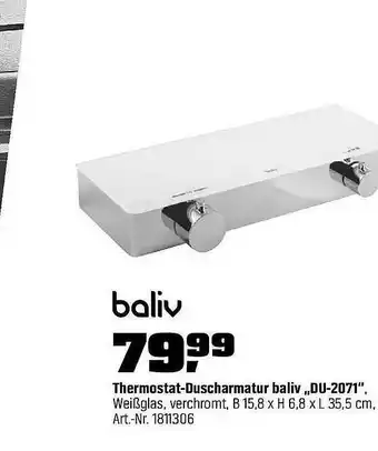 OBI Thermostat-duscharmatur Baliv Du-2071 Angebot