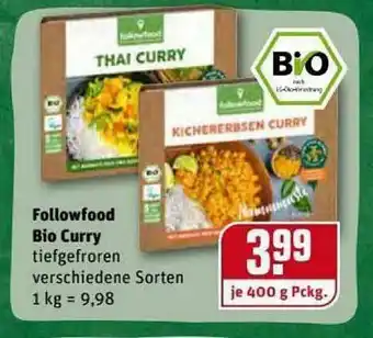 REWE Kaufpark Followfood Bio Curry Angebot