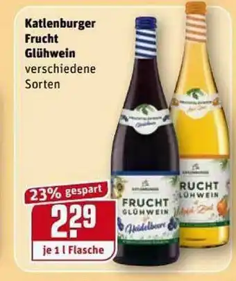 REWE Kaufpark Katlenburger Frucht Glühwein Angebot