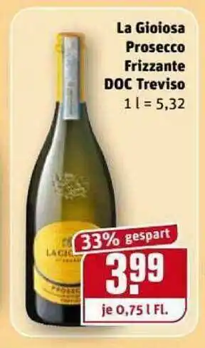 REWE Kaufpark La Gioiosa Prosecco Frizzante DOC Treviso Angebot