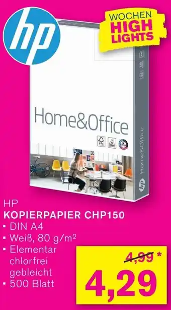 KODi HP KOPIERPAPIER CHP150 Angebot