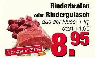 Edeka Scherer Rinderbraten Oder Rindergulasch Angebot