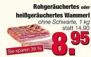 Edeka Scherer Rohgeräuchertes Oder Heißgeräuchertes Wammerl Angebot