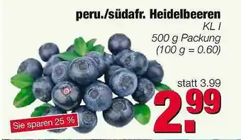 Edeka Scherer Heidelbeeren Angebot