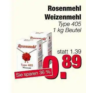 Edeka Scherer Rosenmehl Weizenmehl Angebot