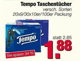 Edeka Scherer Tempo Taschentücher Angebot