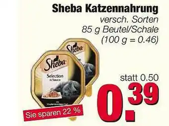 Edeka Scherer Sheba Katzennahrung Angebot