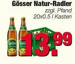 Edeka Scherer Gösser Natur-radler Angebot