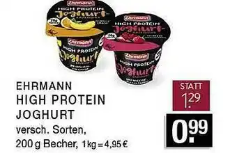 Edeka Zurheide Ehrmann High Protein Joghurt Angebot